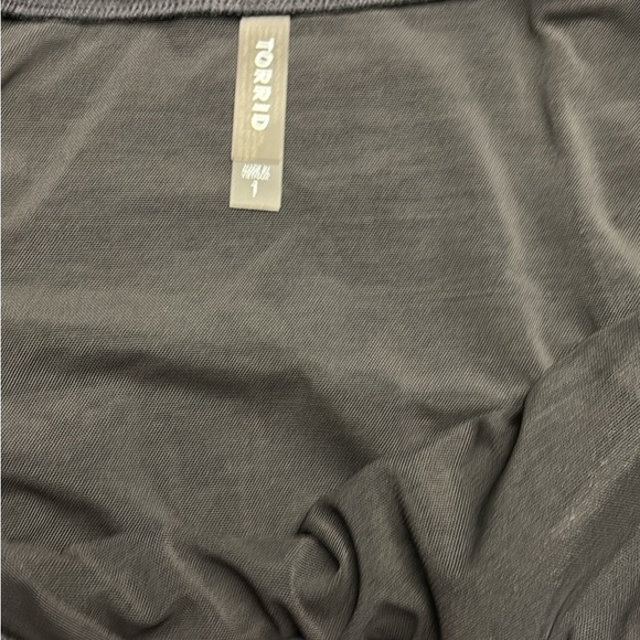 torrid Black One-Piece Swimsuit with Tag Detail - Picture 6 of 6